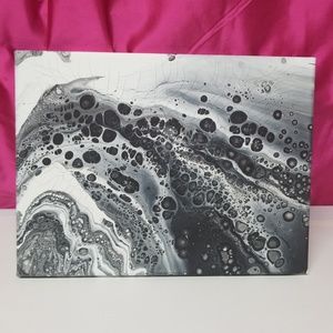 Abstract painting on canvas